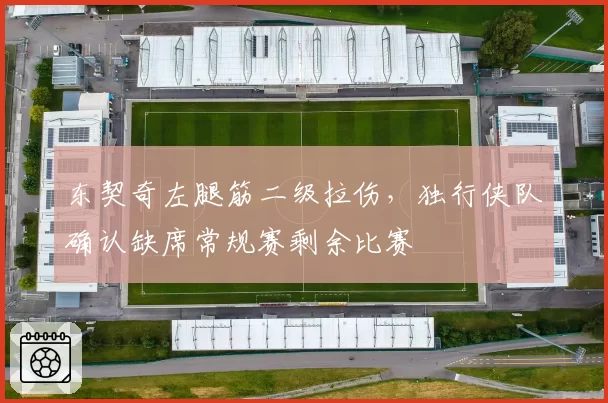 东契奇左腿筋二级拉伤，独行侠队确认缺席常规赛剩余比赛